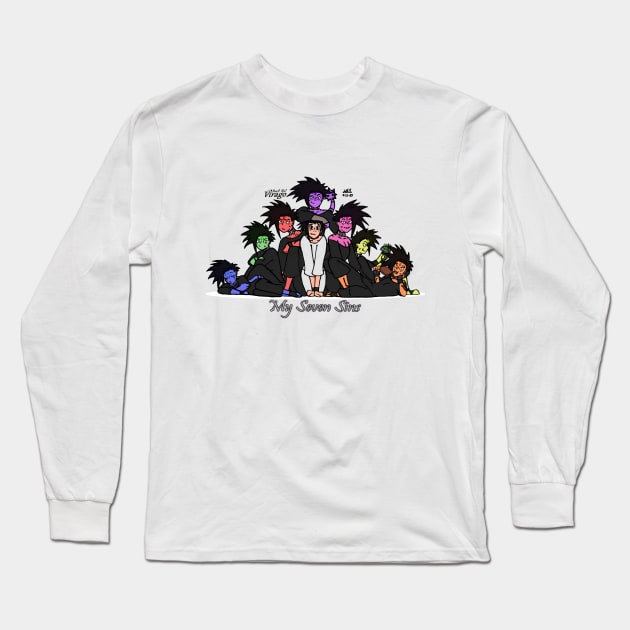 My Seven Sins Long Sleeve T-Shirt by TeeJay93